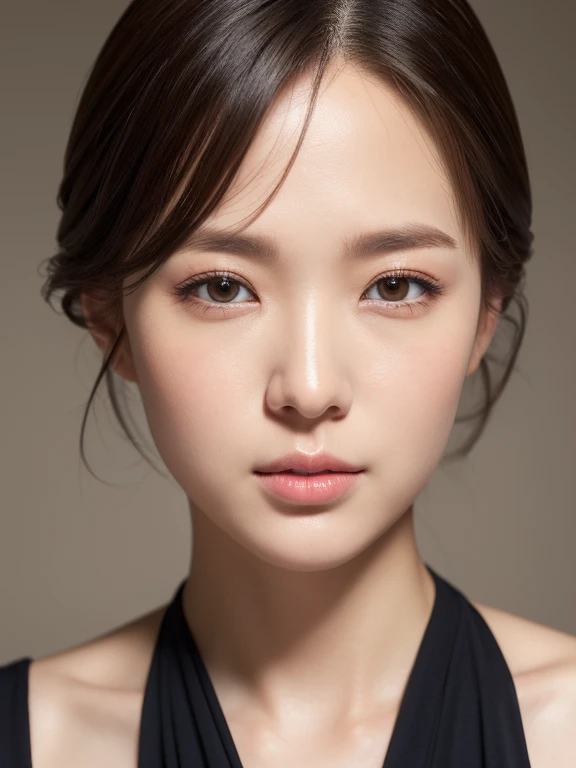 (8k、Live shooting、highest quality、master piece:1.2)、Super detailed、super resolution、(real、realPhoto:1.37)、Portrait、High-definition RAW color photo、professional photography、very detailedで美しい、very detailed、8k画壁紙、amazing details、huge file size、official art、very detailedなCG Unity 8kの壁紙 very detailedな女性、Madam、2 woman with a handsome face, very narrow eyes、very detailedな肌、very detailedな指、very detailedな鼻、Very detailed、perfect anatomy、detailed background、Detailed service、white skin、glowing skin、semi-long、real-looking face、delicate eyes、Drooping eyes、Looking at the camera、cowboy shot、Front facing、standing posture、dynamic lighting、close up of face、show your skin、No accessories、Put your hand on your cheek、touching his cheek