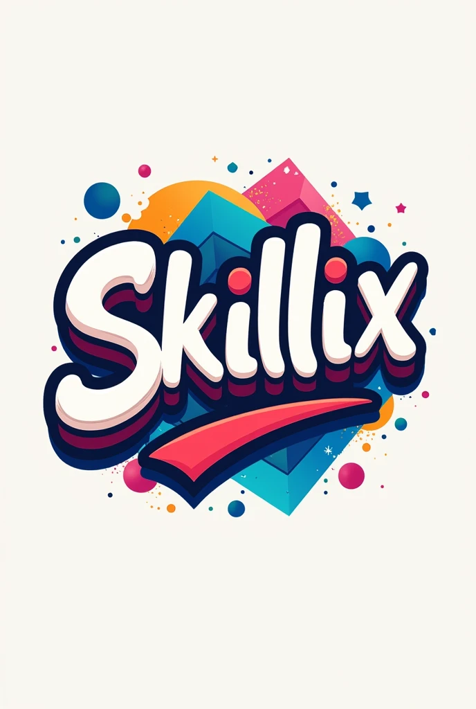 Logo for the name skillix 
Its for a skill club 
It must fun and interactive 
It must attract 
It should not be childish 
