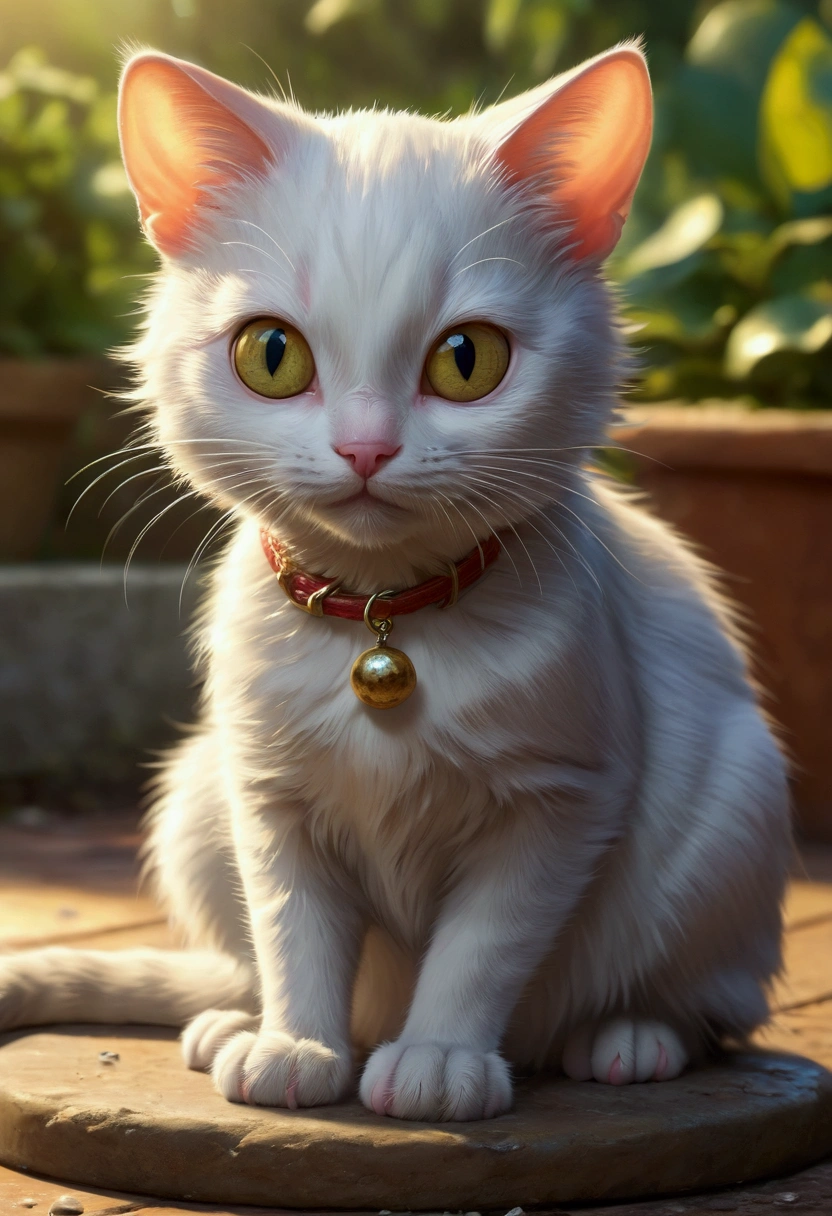 The cat that caught the mouse