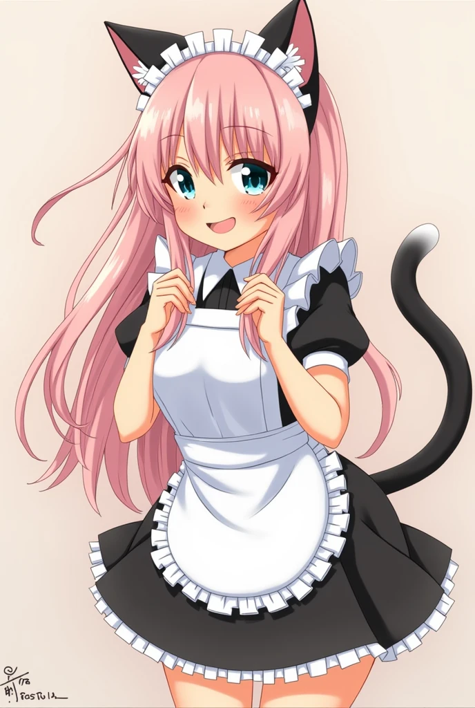 Anime cat girl maid harem 5 or more naked