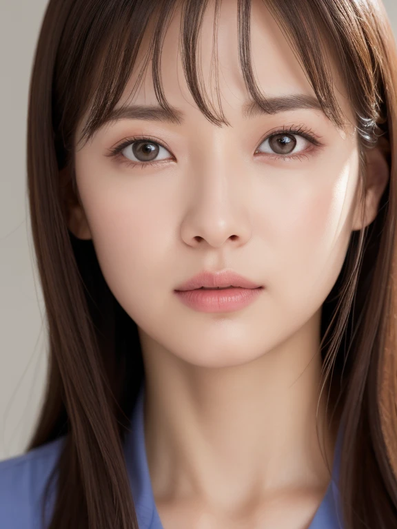 (8k、Live shooting、highest quality、master piece:1.2)、Super detailed、super resolution、(real、realPhoto:1.37)、Portrait、High-definition RAW color photo、professional photography、very detailedで美しい、very detailed、8k画壁紙、amazing details、huge file size、official art、very detailedなCG Unity 8kの壁紙 very detailedな女性、Madam、20 year old woman with a handsome face, very narrow eyes、very detailedな肌、very detailedな指、very detailedな鼻、Very detailed、perfect anatomy、detailed background、Detailed service、white skin、glowing skin、semi-long、real-looking face、delicate eyes、Drooping eyes、Looking at the camera、cowboy shot、Front facing、standing posture、dynamic lighting、close up of face、show your skin、No accessories、Put your hand on your cheek、touching his cheek