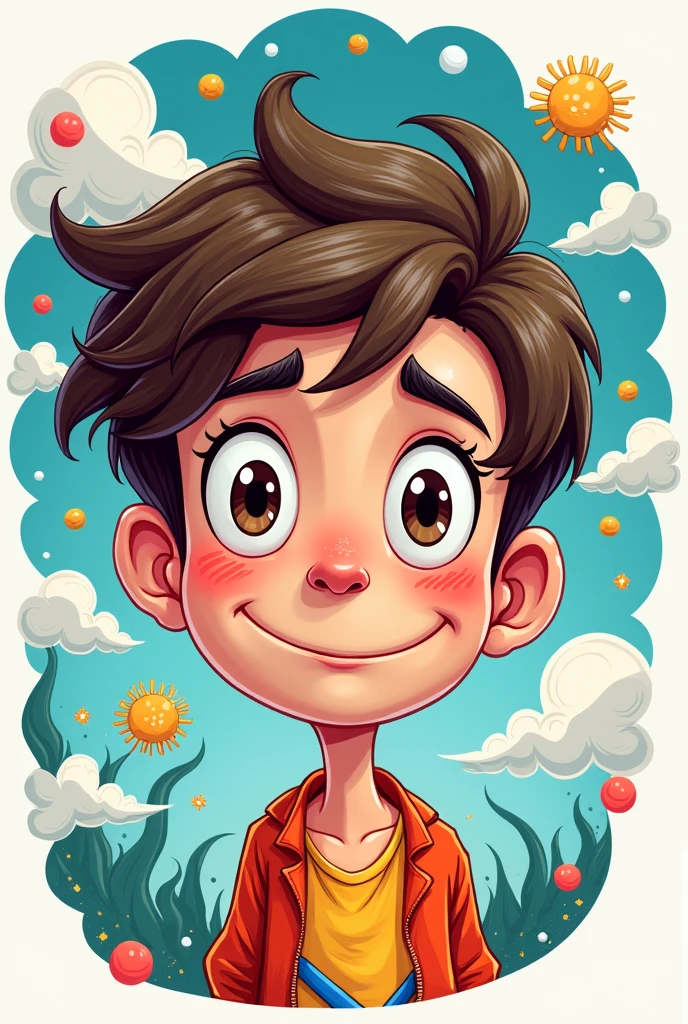 cartoon image with my photo