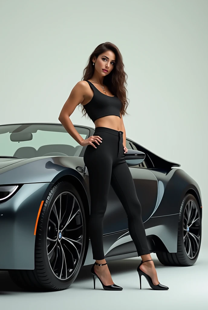 Disha patni with BMW 