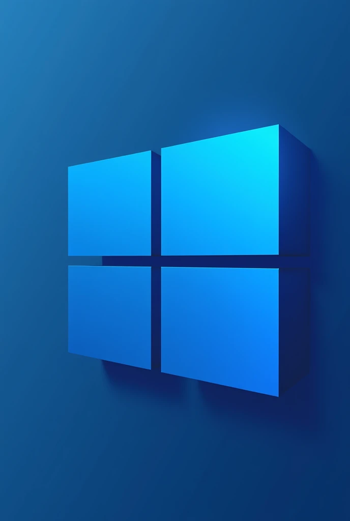 Computer brand blue logo