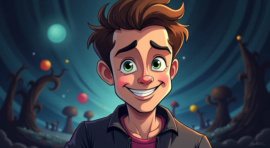 Make a Cartoon style image with a 
