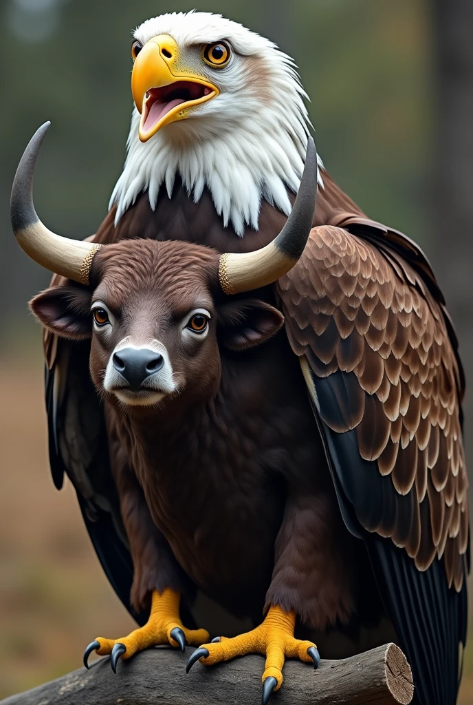 Eagle with Bull