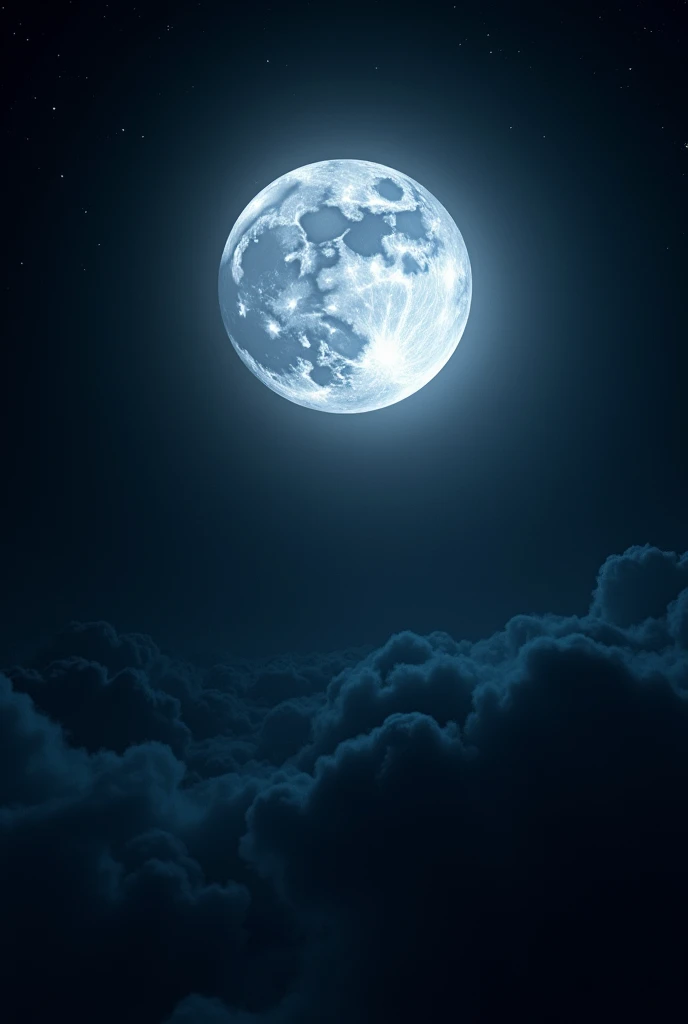 Only super white moon pic