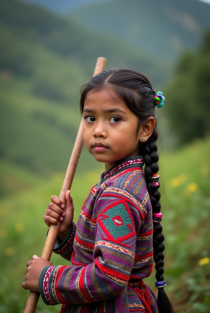 Nepali girl 1 kurha wear real stick photo 