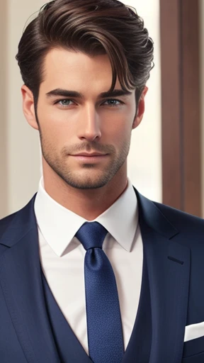 A handsome Ba'al Teshuva man focus on the face