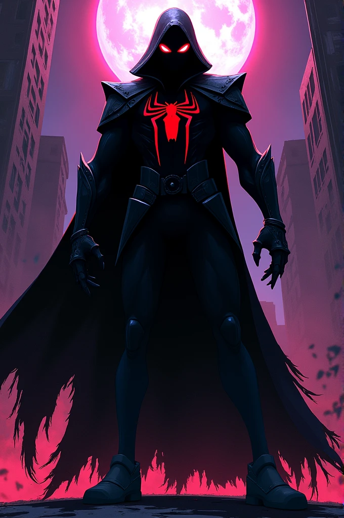 a dark villain for a spiderman cartoon