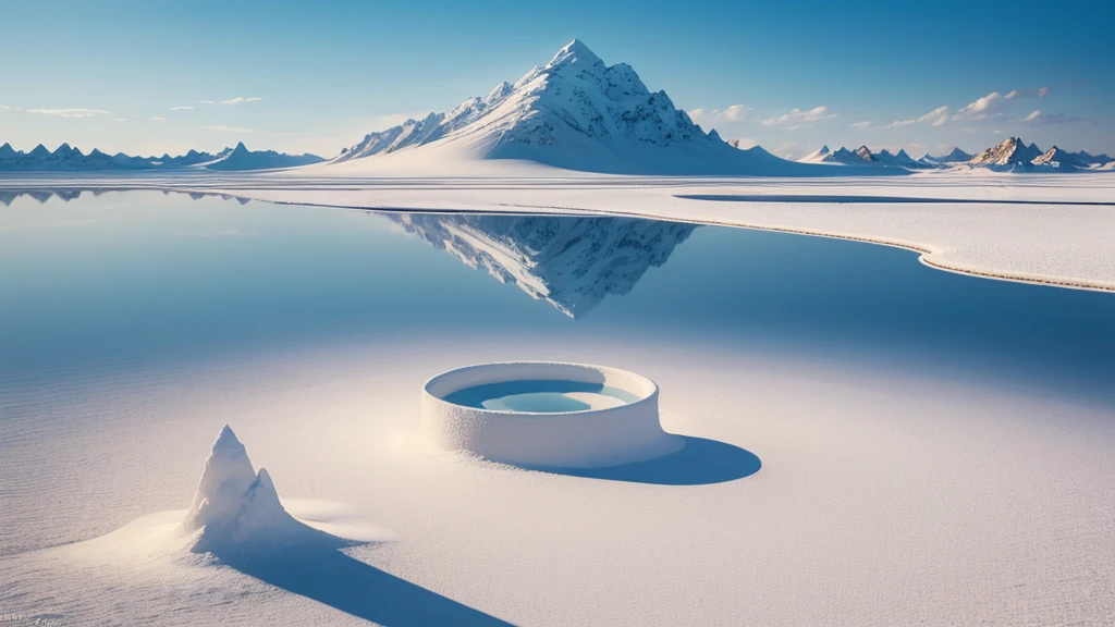 ((masterpiece)),((Highest quality)),((High Detail)),nobody,background, fantasy, White desert, Salt Flats