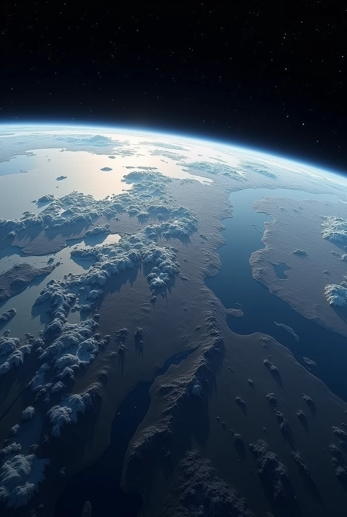 Whole Global 80% land, space pov