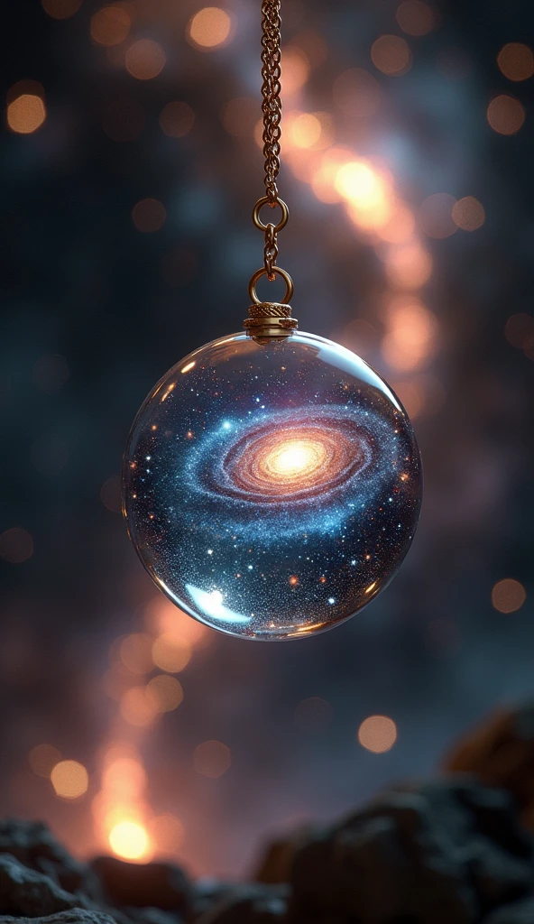 A galaxy trapped in a glass pendant、Hanging on a chain. Dark Scene,16K, Ultra-high resolution, Ultra-high resolution, to be born,wonderful ,future、Iridescent、The world 30 years from nowA galaxy trapped in a glass pendant、Hanging on a chain. Dark Scene,16K, Ultra-high resolution, Ultra-high resolution, to be born,wonderful ,future、Iridescent、The world 30 years from now