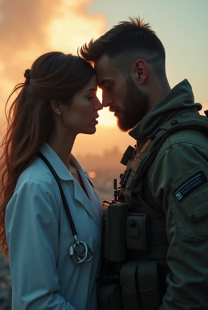 love story of naval special forces with a beautiful doctor, trapped on the battlefield with the team being shot
