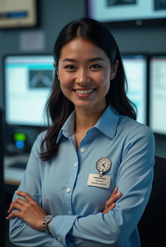 I am Violeta Carreño, a teleoperator in electric power services.