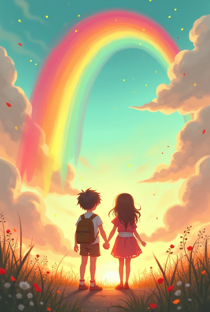 Now our rainbow’s journey ends,
But we’ll remember all our friends.
Colors bright and adventures true,
We’ll keep exploring, me and you!