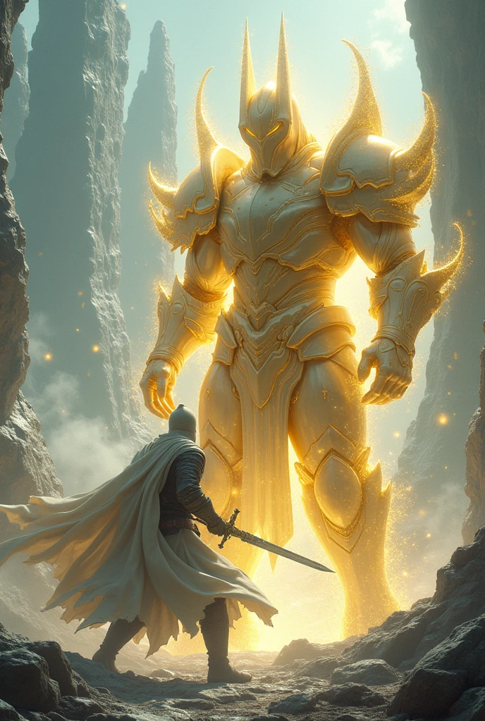 Knight fight Big ghost in gold armor
Cristal planet
4k