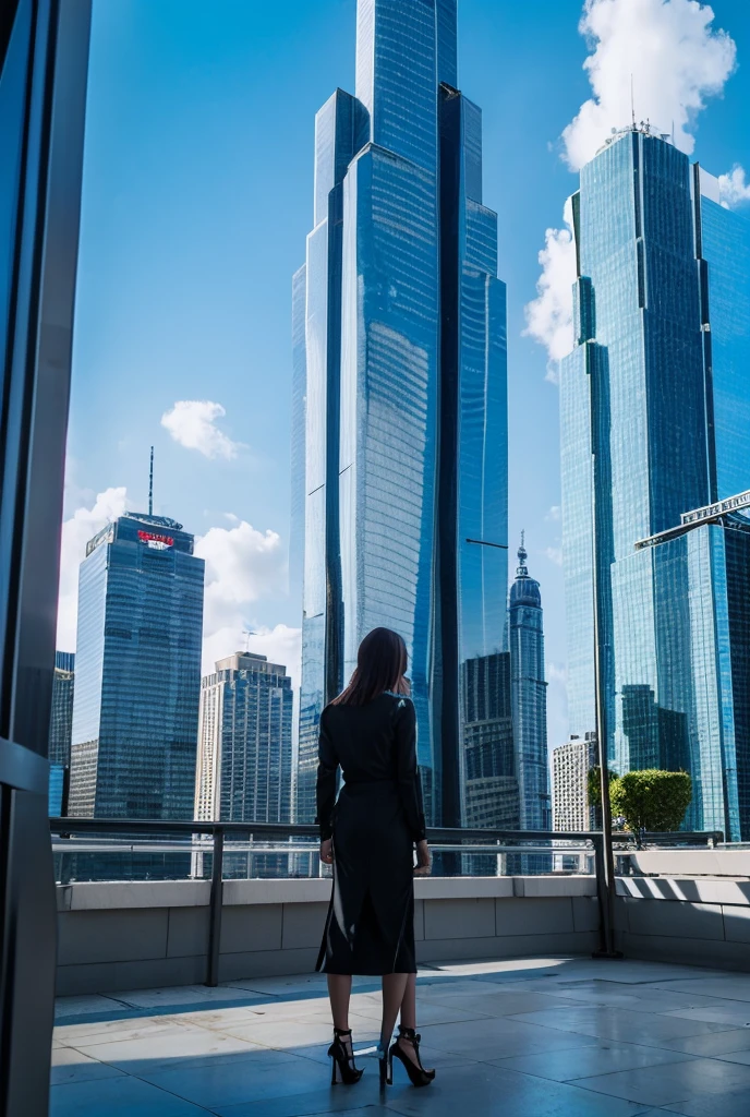 Rooftop of a skyscraper