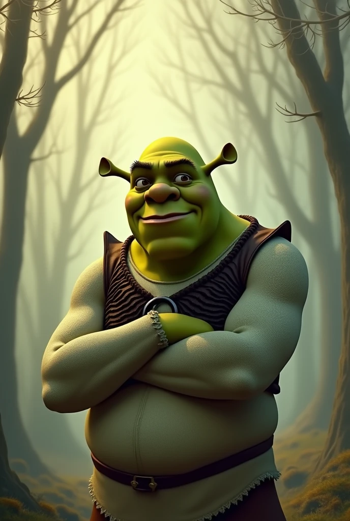 Shrek thinking in Shakespeare style "to beuteu or not to beuteu?"