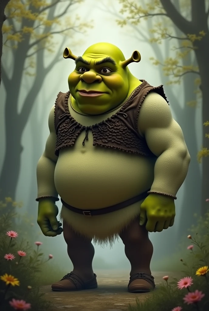 Shrek thinking in Shakespeare style "to beuteu or not to beuteu?"