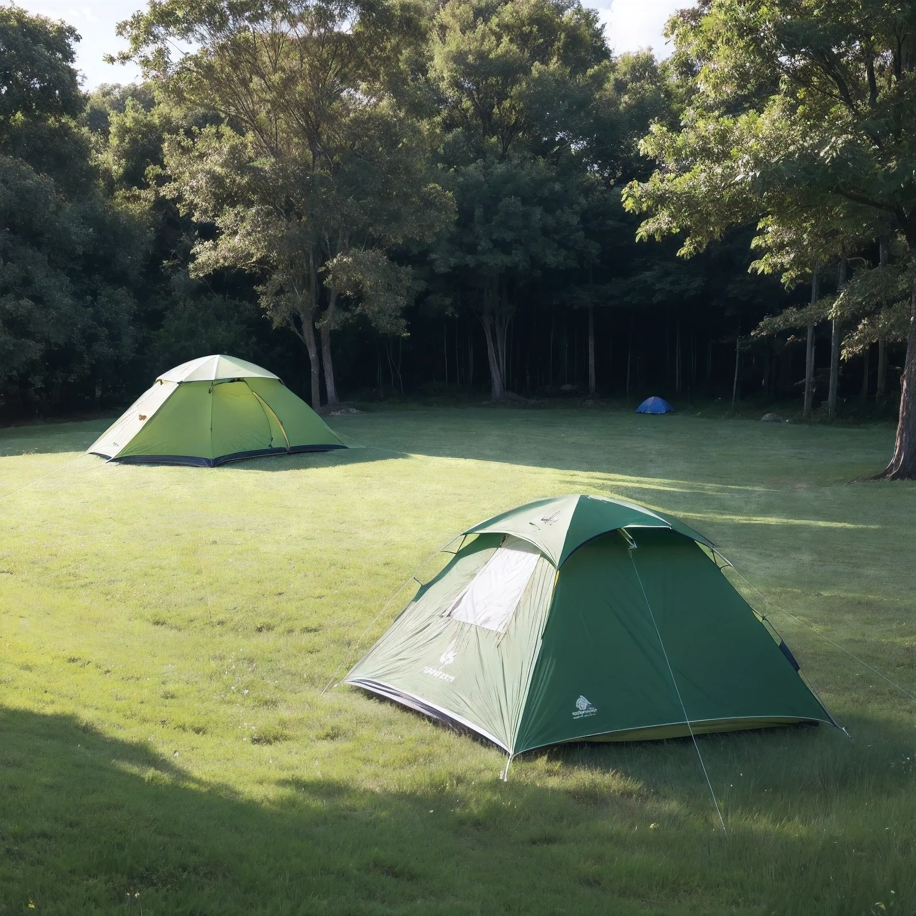tent,camp、green,grassland