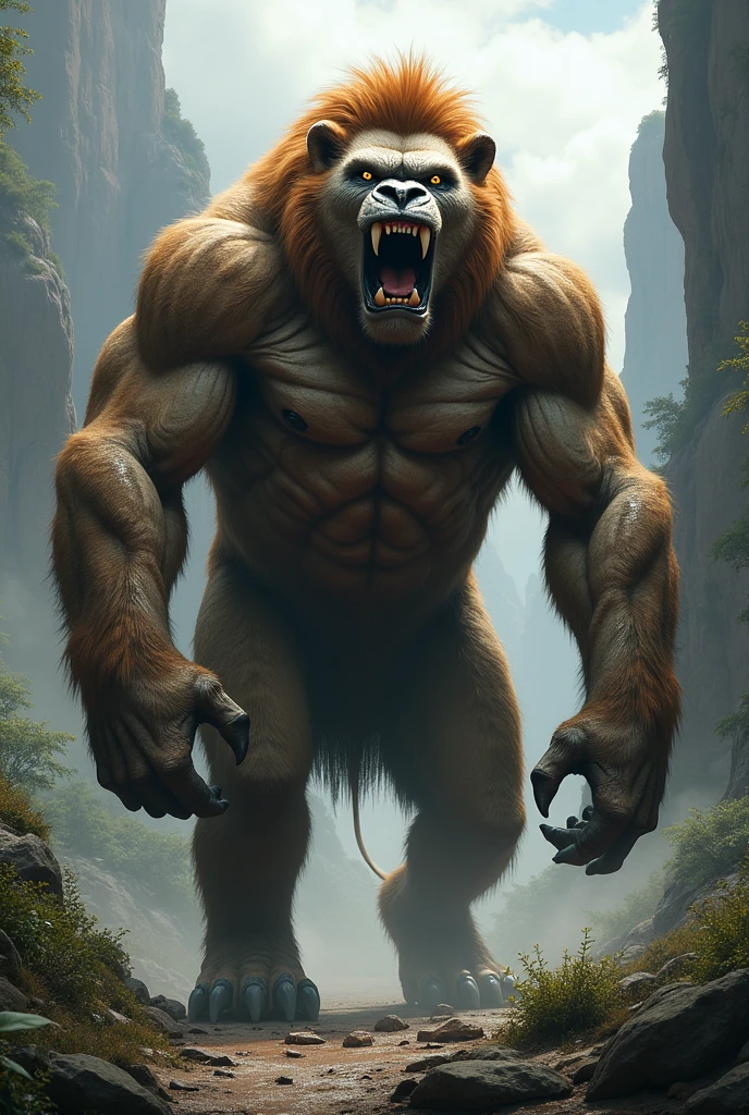 Lion mix gorilla