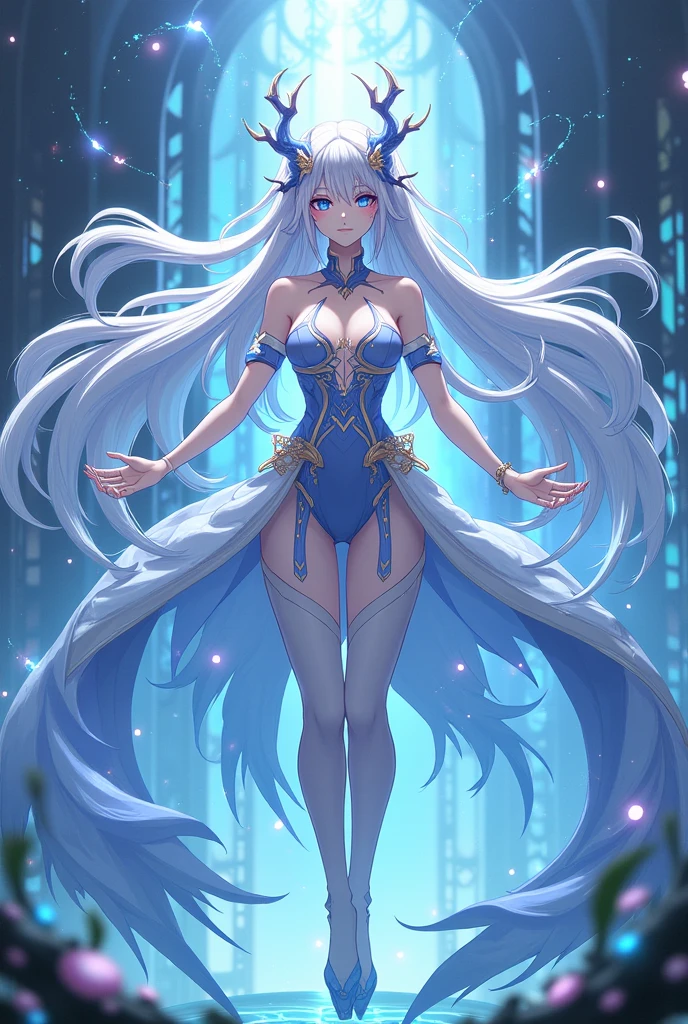 create the perfect honky impact character by combining the three characters which are bronya zaychik furina from genshin impact and also focalors also from genshin impact also kiana kaslana merge them to create the ultimate honkai odd character with the pure honkai impact 3rd style pure eye honkai impact 3rd style that is a perfect goddess with the clothes of all the genshin impact looks