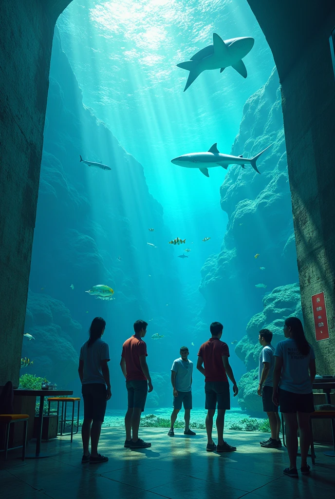 Aquarium background Aquarium staff not interested in adopting sharks