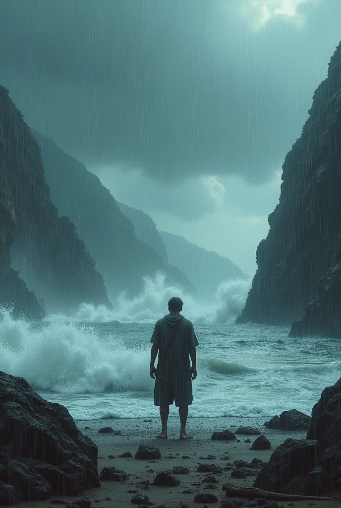 Man vs typhoon
