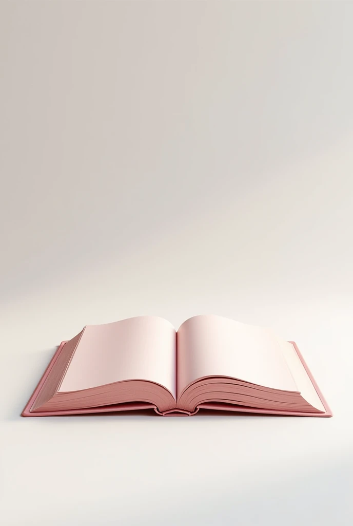 A Holy Bible, open forward, with blank pages, pink cover, com fundo branco