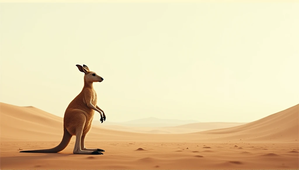 Kangaroo,desert,mysterious