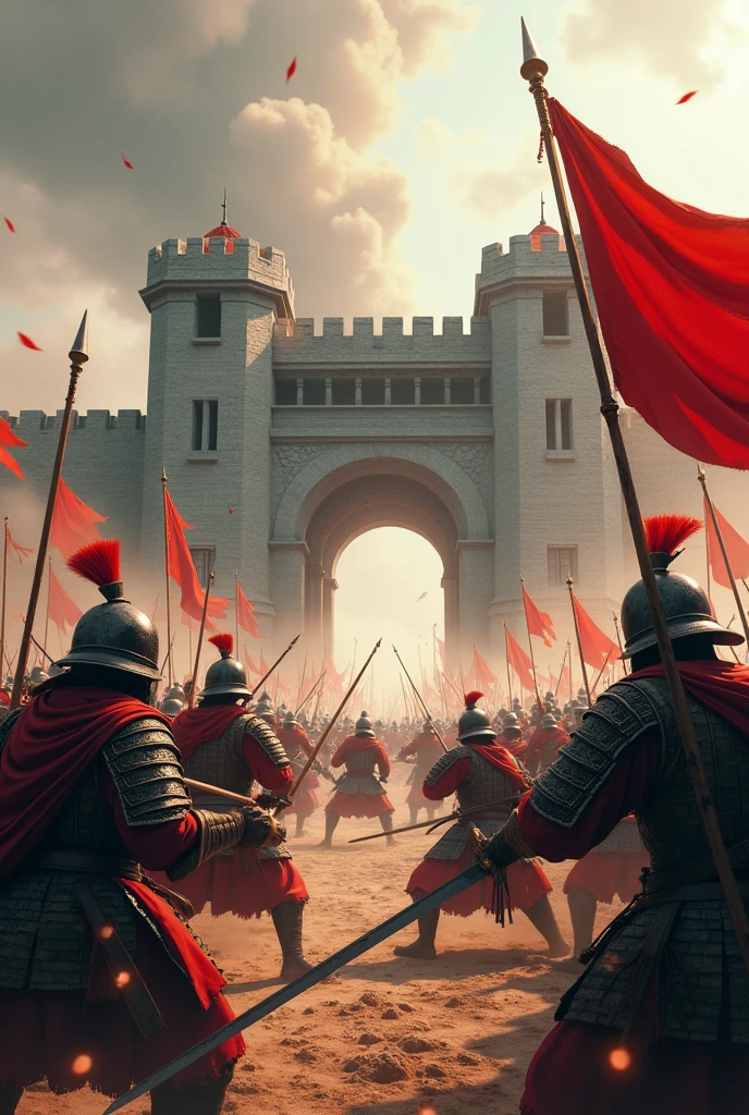 Breaking through the castle gates in the Warring States period!