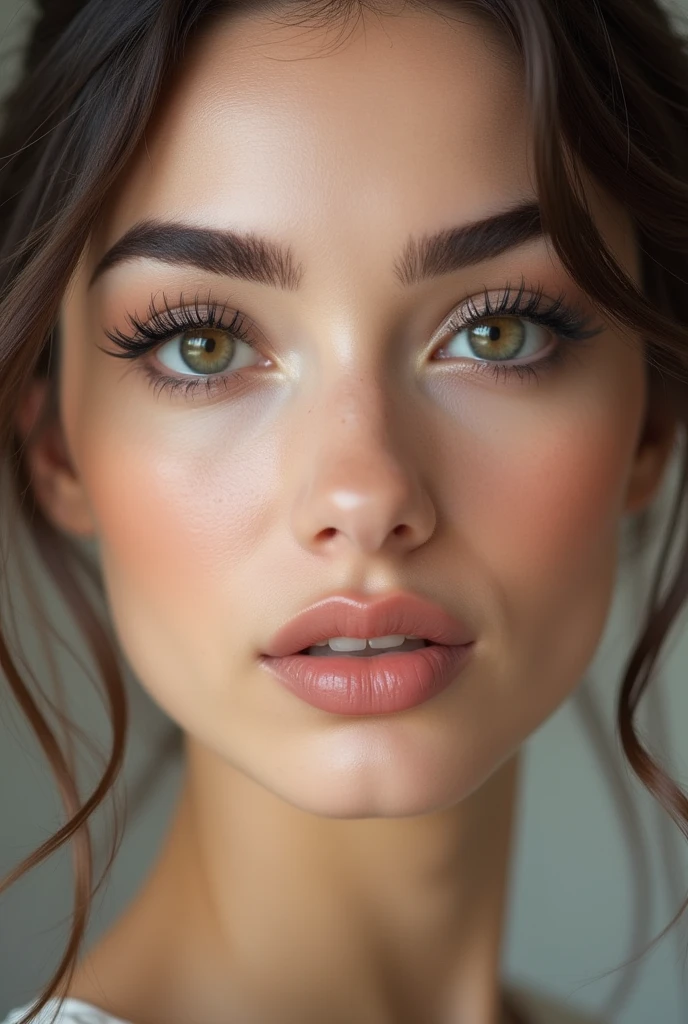 Beautiful eyebrows and eyelashes