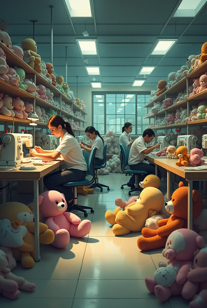 Profit decreasing affected  in soft toys manufacturing company  