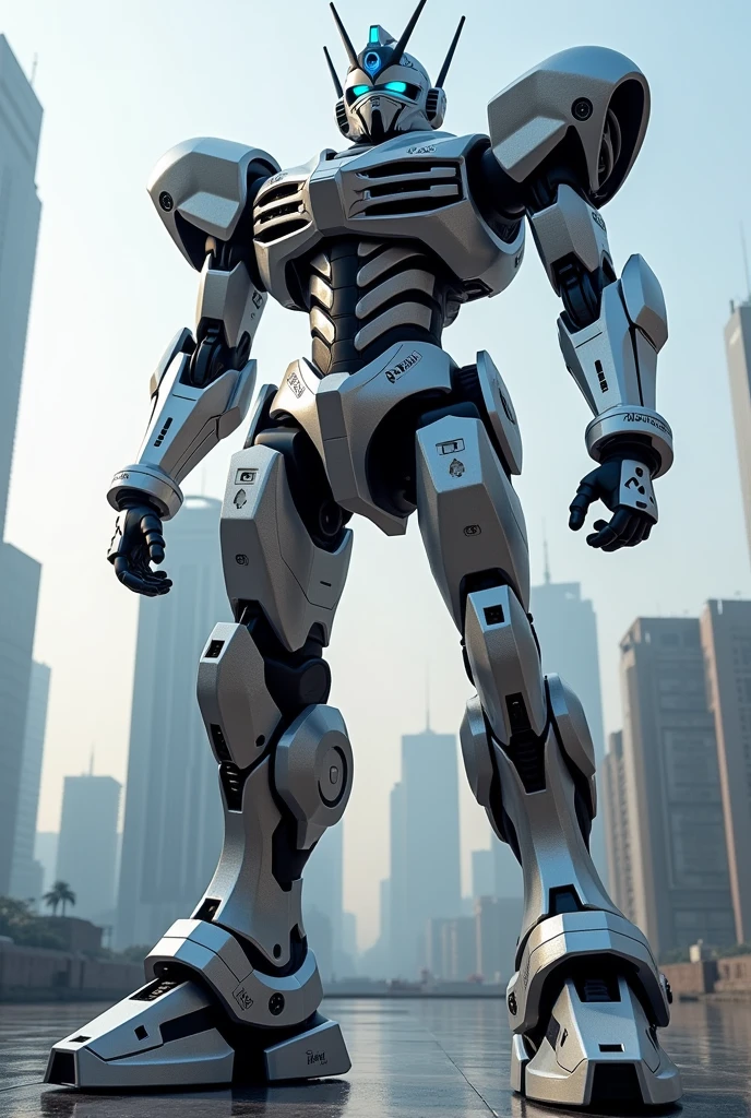 Evangelion Gundam Silver