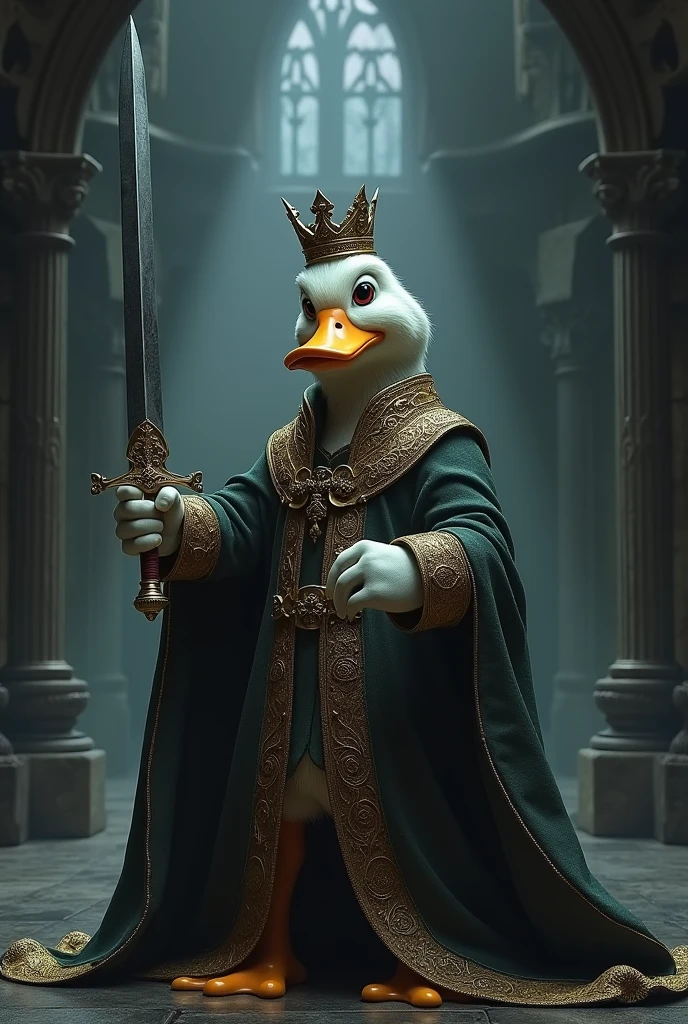 Dark Palace, Duck King Holding Sword