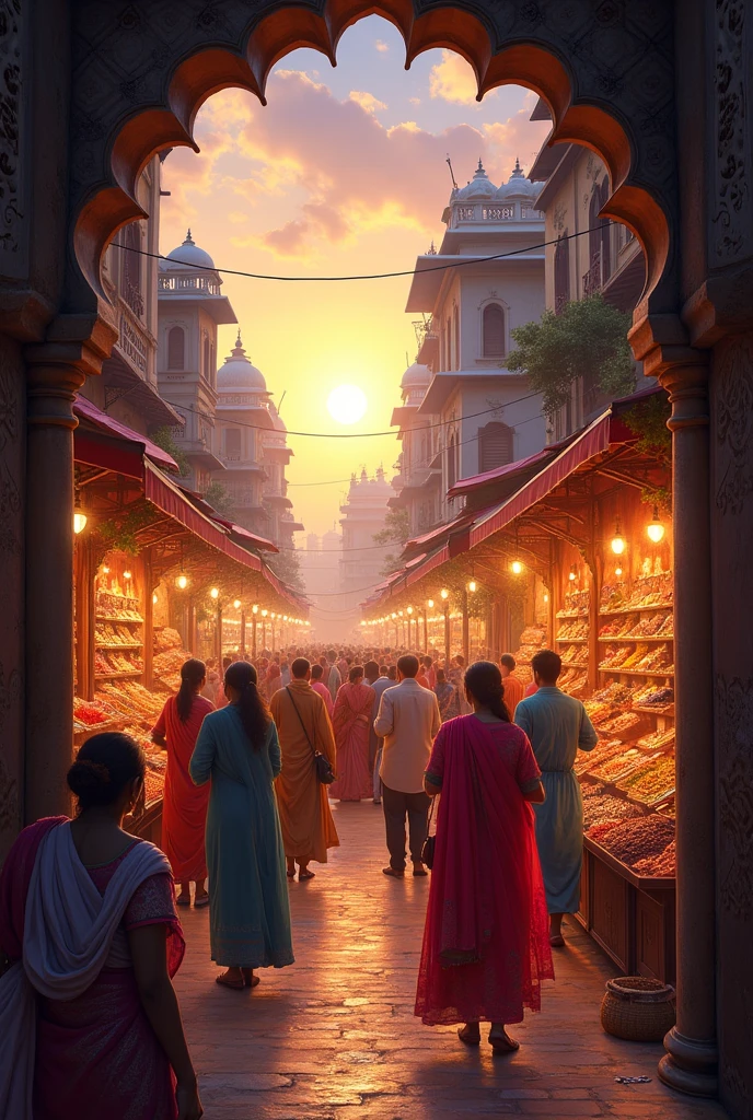 An evening in india