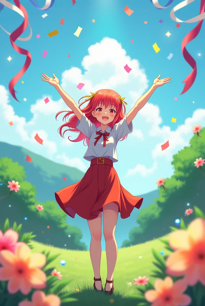 A congratulations image for Juliana from Obanai