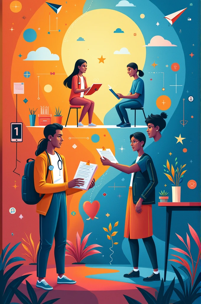 Horizontal health and education image 