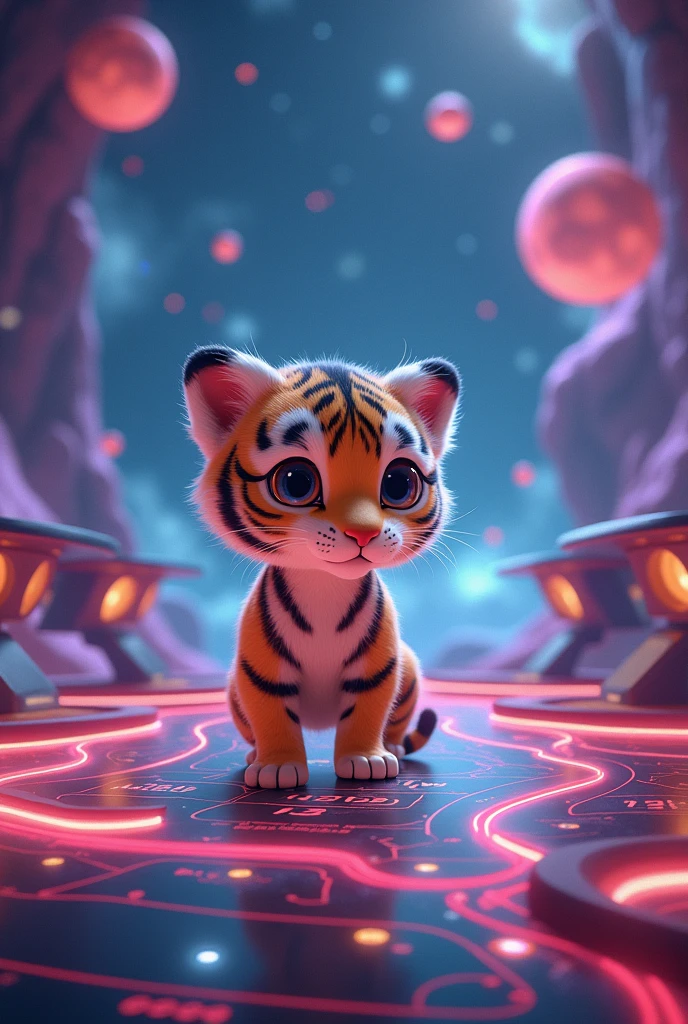 Make the little tiger of the space betting game 