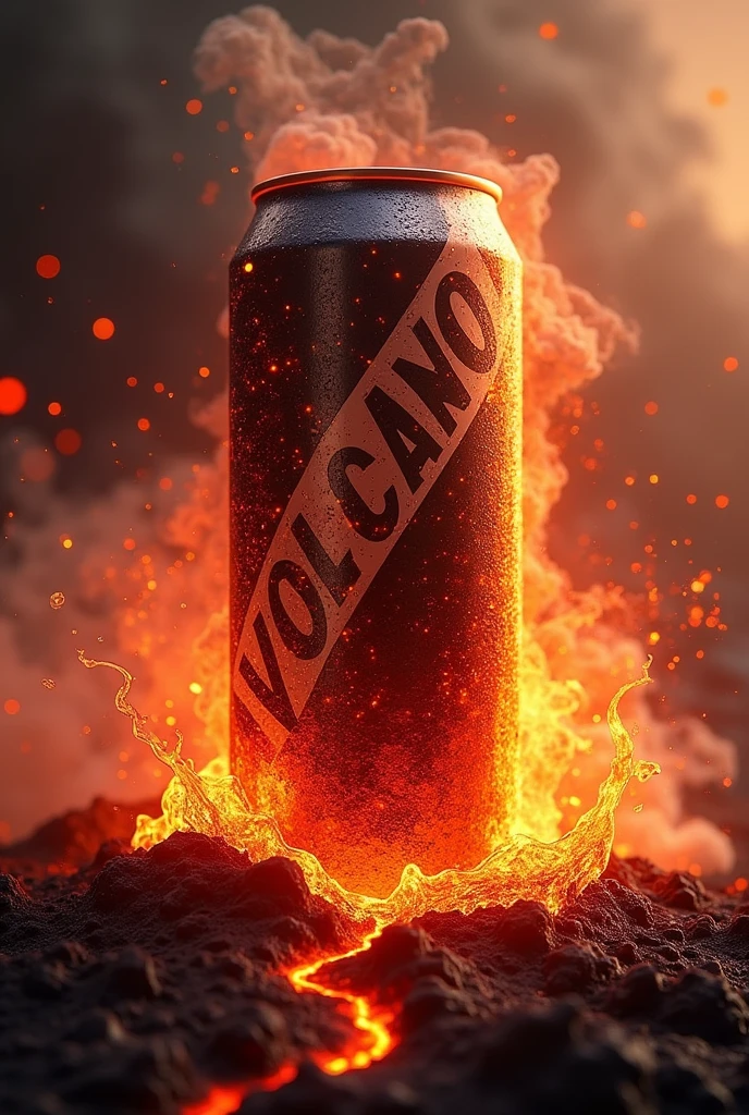Volcano brand energy drink