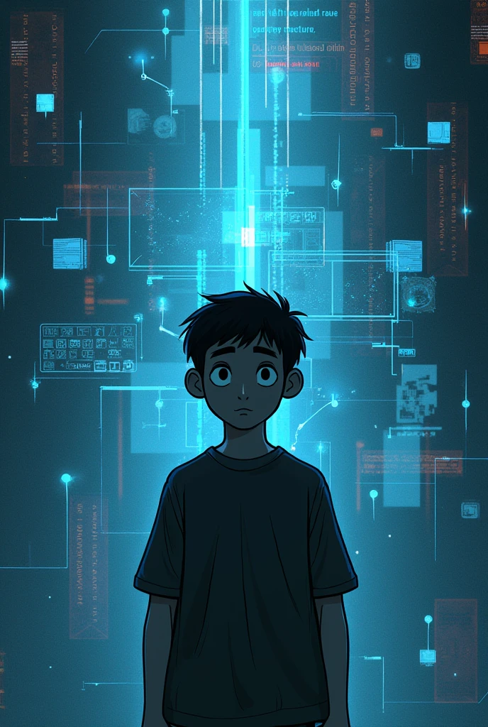 Think before you click digital poster 
