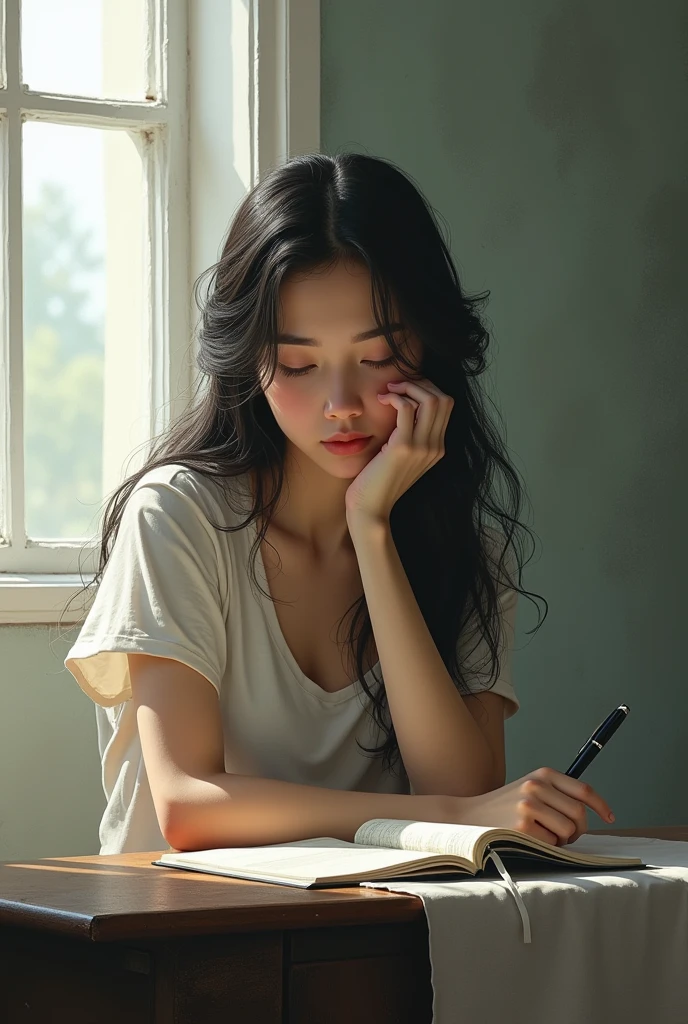 Thinking about something