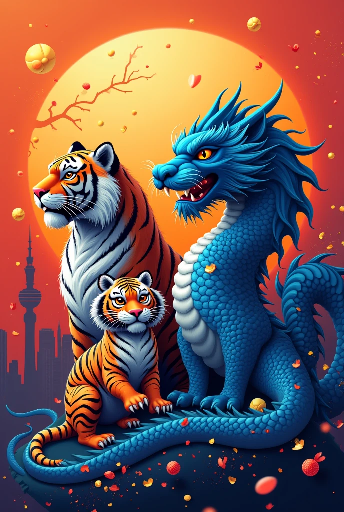 Asian Tigers banner countries