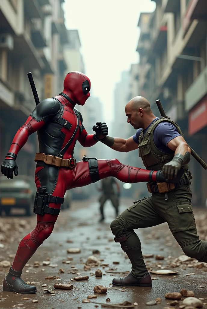 Deadpool kicks "ลูกผู้ชายพันธุ์ดี" in Bangkok whare is war situation