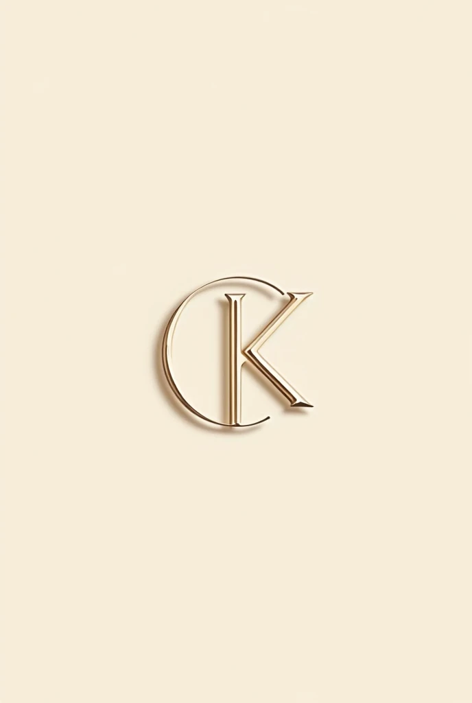 create a logo from the letters C and K, create a creamy ki logo
