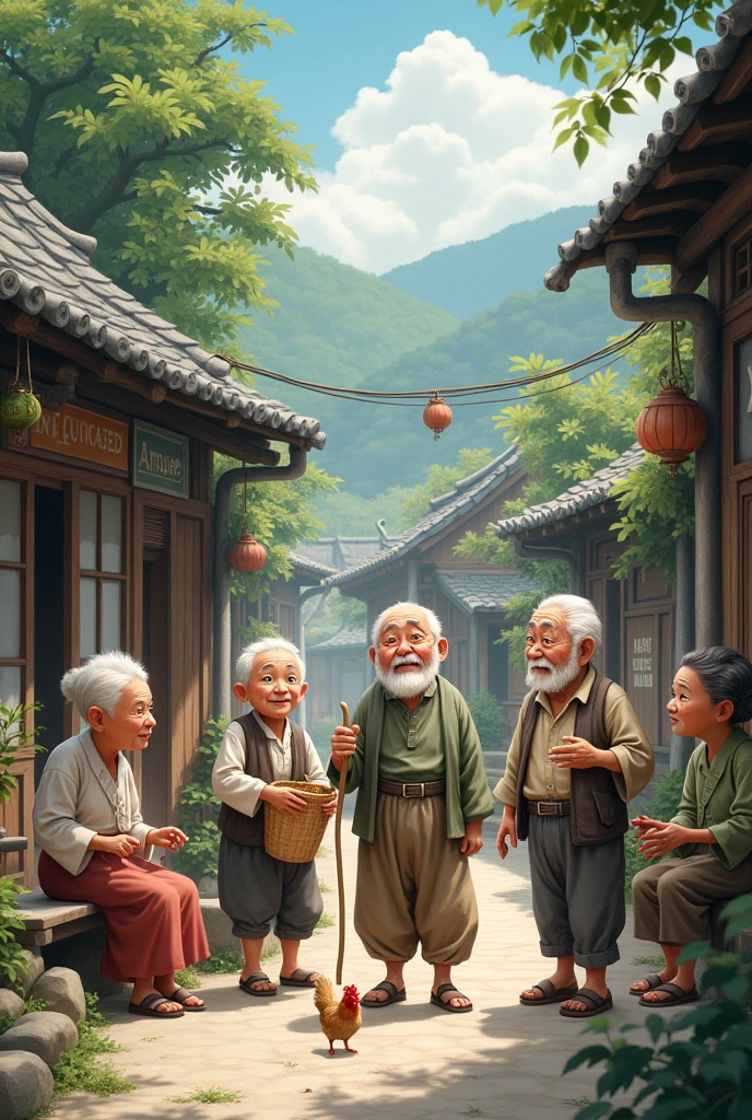 Kind old Villagers