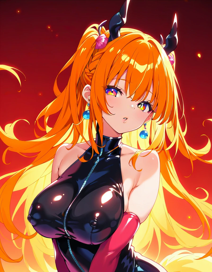 (Highest quality,Extremely detailed depiction,Incredibly absurd high resolution),Centaur Woman:1.5,whole body,latex,Large Breasts,High quality anime drawings