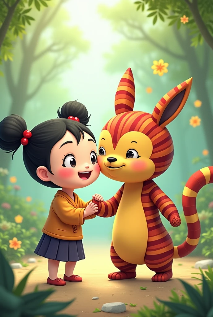 pucca and garu but that garu has stripes