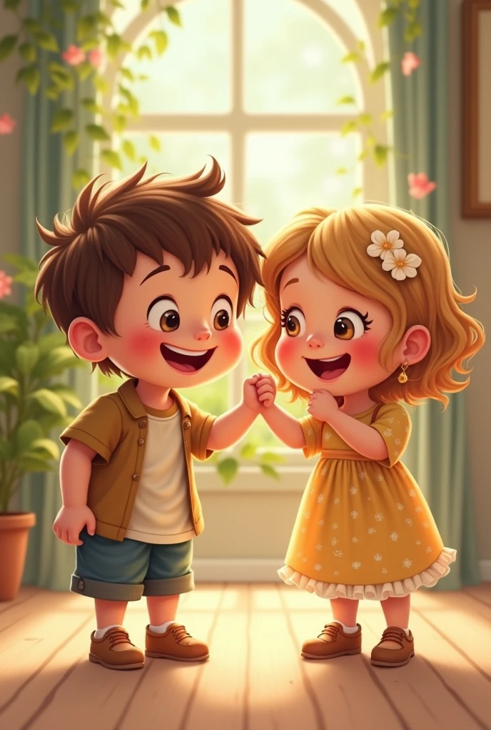 kids Boy and girl baby